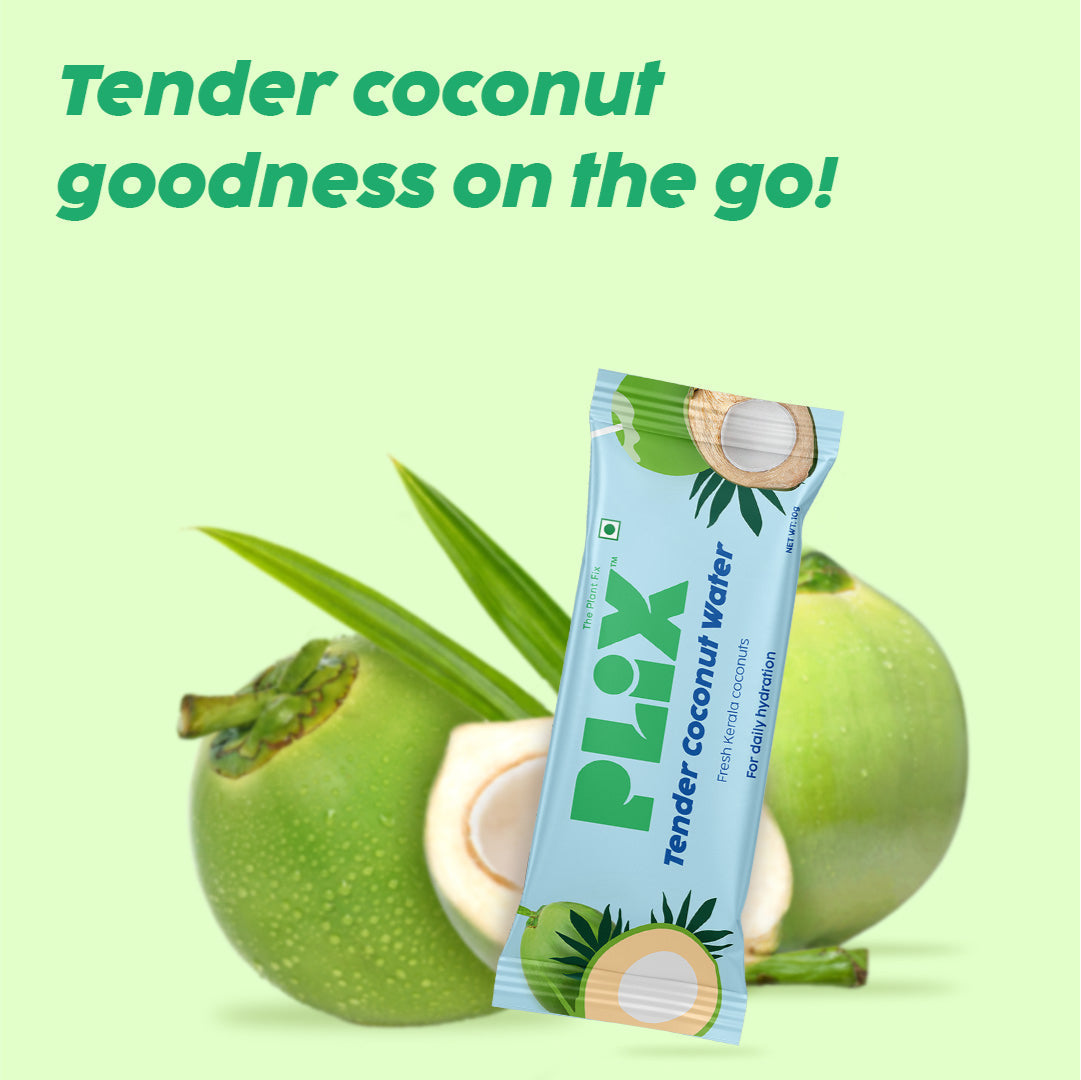 Tender Coconut Water Premix Powder for Energy & Hydration 30 Pack