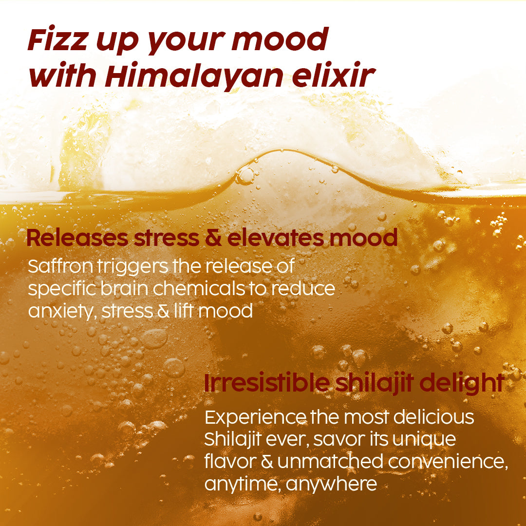 Shilajit Effervescent with 500mg Pure Himalayan Shilajit